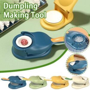 08ff02b94a8dbe9343725af3a4459179 2-in-1 Manual Dumpling Maker & Dough Press Machine | Portable Samosa & Gujiya Mould Tool | Easy Kitchen DIY Pastry Accessory