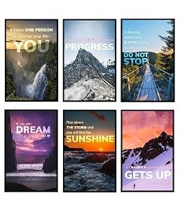 0af82069bced4a143c5f27d54cc80cb8 Decoration home decoration item 6 pcs fRAME board wall decor photo on wall PHOTO TILE canvas art decor for home easy set up with both side tape