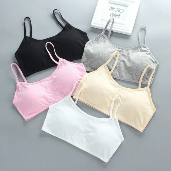 0b2ce648f77b9c0e63938fe8e4ba46b8 Teen Girls Soft And Comfortable Padded Cotton Sports Bra - Apparel Accessory Designed For Daily Comfort And Support Maintenance Routine (Free Size)