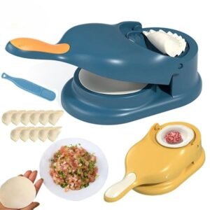 0dbcdc4e61dc192939817404797b559c 2-in-1 Manual Dumpling Maker & Dough Press Machine | Portable Samosa & Gujiya Mould Tool | Easy Kitchen DIY Pastry Accessory