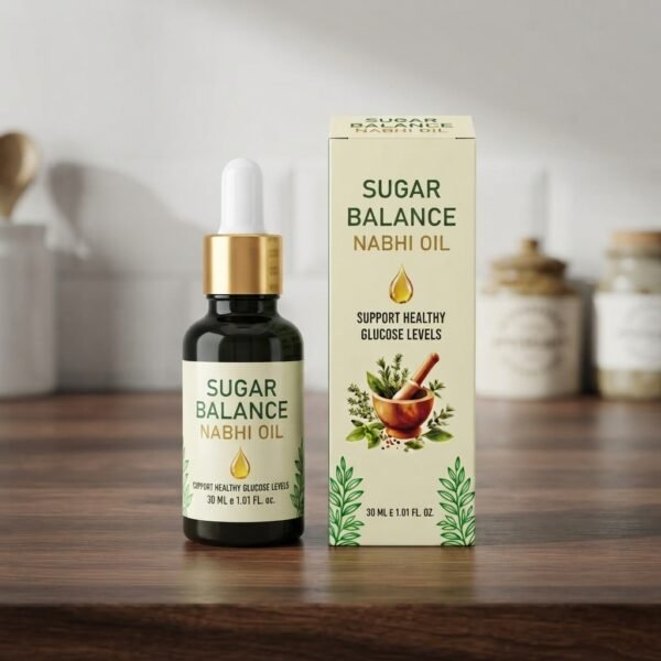 Sugar Balance Nabhi Oil  – Ayurvedic Belly Button Wellness & Balancing Oil - 30ML