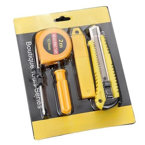 0e43a2e3fe2e2493ea8686a1e215f9e0 5-piece screwdriver tape measure art knife combination set