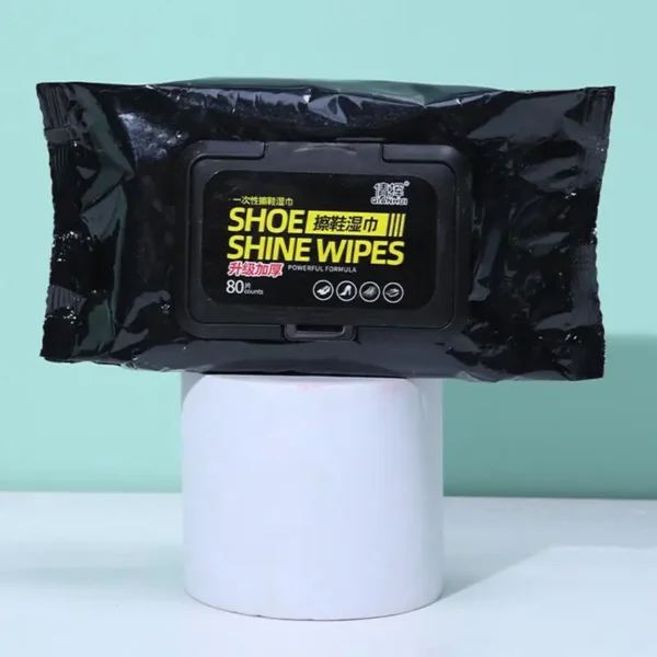 1-14 Disposable Shoe Cleaning Wipes | Quick Shine Clean Wet Wipes (80 Wipes In 1 Packet) | Instant Shoe Care | Easy, Mess-Free Cleaning