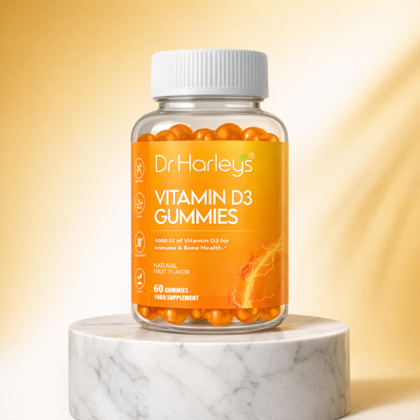 1001cf57d869951ce8c86fce675cae92 Dr. Harleys Vitamin D3 Gummies (60 Gummies)