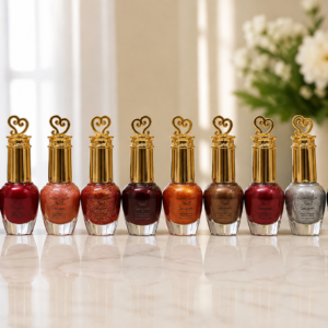 10bb724900f1911ef4f5ac8c4c973856 KleanColor Heart-Cap Metallic & Glitter Nail Lacquer Set (10 Pcs) - Random Color