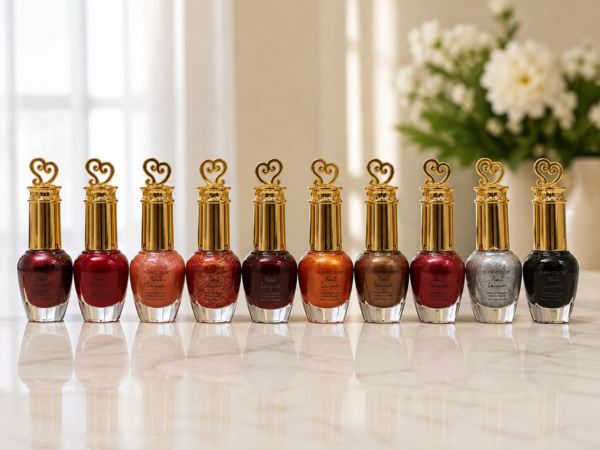 10bb724900f1911ef4f5ac8c4c973856 KleanColor Heart-Cap Metallic & Glitter Nail Lacquer Set (10 Pcs) - Random Color