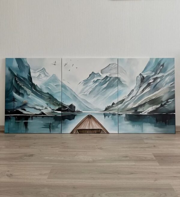 3pcs Peace Design Stickytiles Frames Providing Modern Style Elegant Look Artistic Appearance