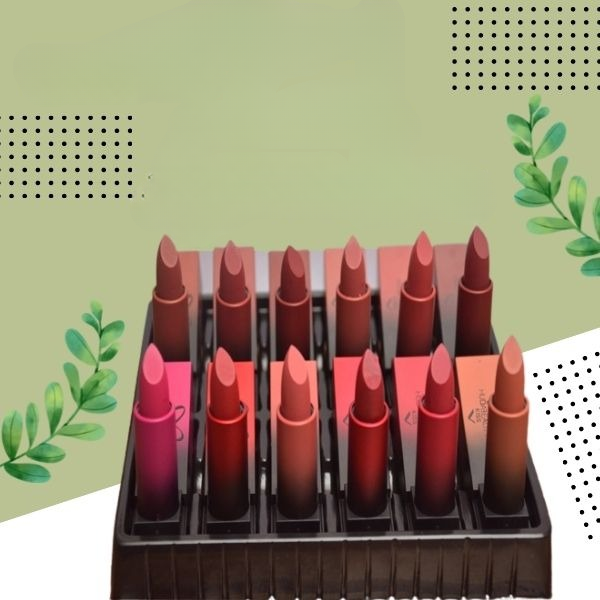 1129ec49a016267f61ba252312c1ab5e Pack Of 12 - Huda Beauty Lipsticks - Cosmetic Product Designed For Lip Makeup And Daily Beauty Routine (Random Color)