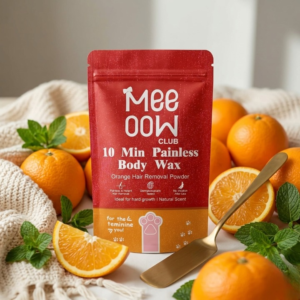 1176327e6c727df9a56fc698f7f80847 Meeoow Club 10 Min Painless Body Wax – Orange Hair Removal Powder for Smooth Skin - 100g