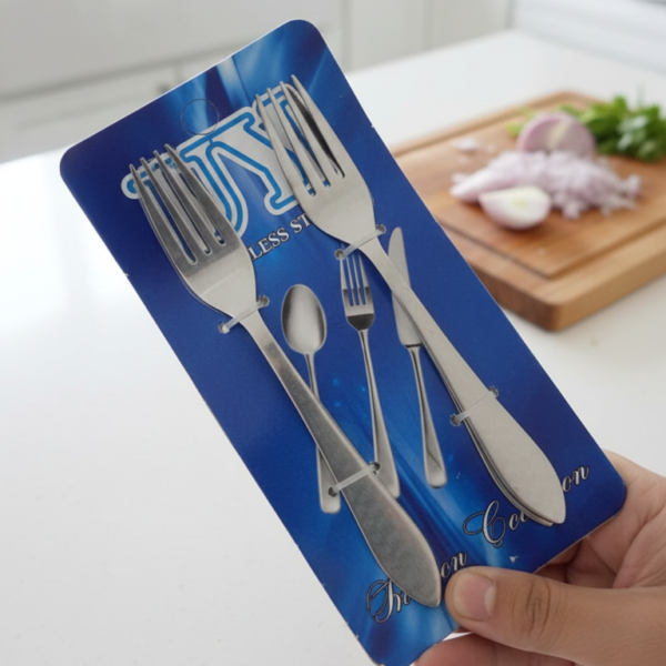 1249cb03e9fbd81f10f146da34a1795c 6 Pcs Stainless Steel Table Fork Set | Premium Quality | Durable & Dishwasher Safe | Elegant Design