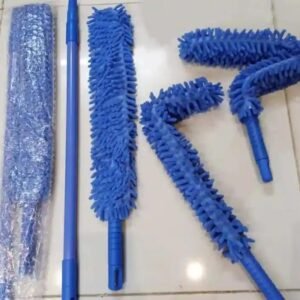 Flexible Fan Duster - Microfiber Bendable Cleaning Brush (Random Color)