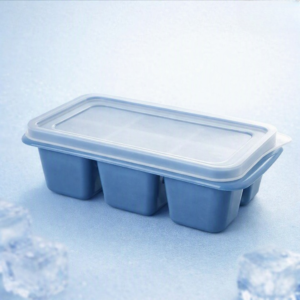 150af0f0fe16c8df353e7fa360f1476a Silicone Ice Cube Tray with Lid – Reusable Food Grade Freezer Mold for Ice Cubes, Baby Food & Chocolate | Random Color