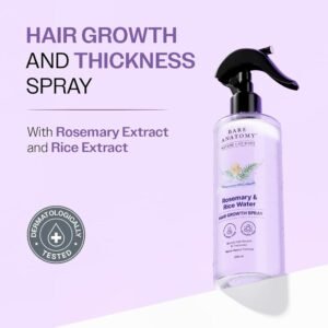 15b0a03db1e671d4d45b36980716adad Bare Anatomy Rosemary And Rice Water Hair Growth Spray Boosts Thickness Controls Hair Fall 200Ml