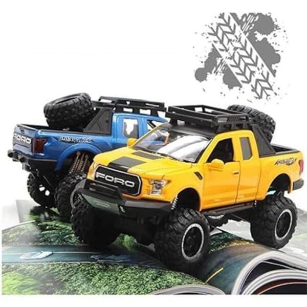 16e94d9a9be1ed15926b2303360e2521 Ford F-150 Raptor Pickup Truck Toy Model With Touch Sensor – Realistic, Durable, And Easy-To-Operate (Random Colors)
