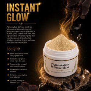 1753bb67d452cd621688cff5df652c18 Pigmentation Defense Face Mask 50g – Natural Brightening Mask for Dark Spots, Uneven Skin Tone & Healthy Glow