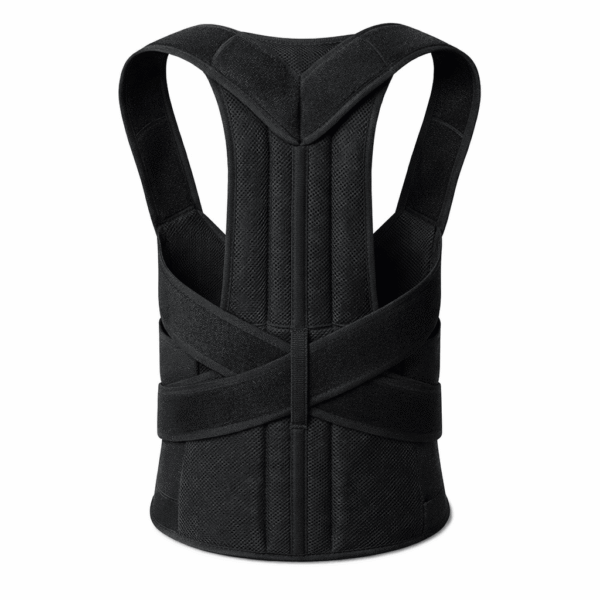 Adjustable Back Support Belt | Posture Corrector | Spine & Shoulder Support Brace | Breathable Upper Back Support for Men & Women