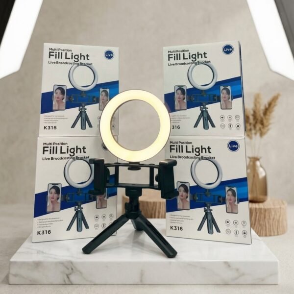 189ea7bb6f767e43e56fb2f466b80311 K316 Multi-Position Fill Light Live Broadcasting Bracket
