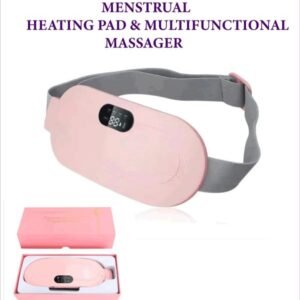 1a1338c6bfd06c3e9685847a473ec18e Portable Menstrual Heating Cramp Pad Belt for Women – Electric Period Pain Relief Massager with 3 Heat Levels & 4 Massage Modes - With Box | Period Cramp Belt