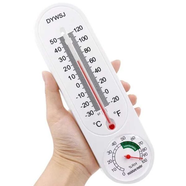 Wall Mounted Thermometer Hygrometer Moisture Meter Plastic Wall Hanging Thermometer for Indoor Outdoor Home Garden Greenhouse Planting Humidity , Incubator households, laboratories, vegetable greenhouses, agriculture, Temperature Meter Instrument