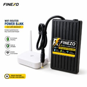 1d623bc0a09181b999652b46902a237c Finezo WiFi Router Power Bank 12V 6000mAh – 0.5A/1A Mini UPS, 5-6 Hours Backup for WiFi Router & Modem – Portable Internet Power Backup