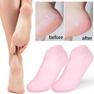 1ec427e8202bdf0149dc3642830349db Premium Silicone Gel Heel Socks (1 Pair) – Anti-Cracking & Moisturizing Foot Care (52g)