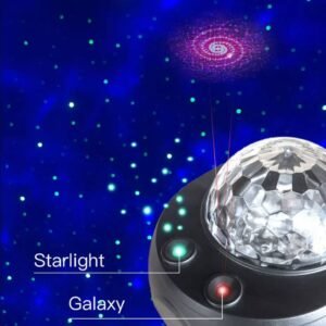 Colorful Starry Sky Galaxy Projector Nightlight Child Bluetooth USB Music Player Star Night Light Romantic Projection Lamp Gifts