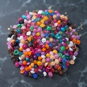 Ladies Fashion Buttons Assorted Multi Colours 500 Pcs Packet High Quality Perfect For Tailoring Embroidery And Craft Projects