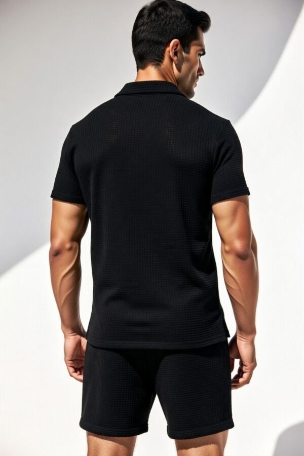 2048f4205f3fe7124feb25bc0ebd65a3 New Trendy Black Tracksuit for Men – Premium Comfortable Sports & Casual Wear Set