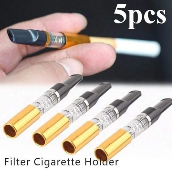 20a3f27579fe4d2a98229f7382114d71 5PCS Reduce Tar Cigarette Holder | Reusable Tar Filter Smoking Accessory For Cleaner And Smoother Smoking Experience