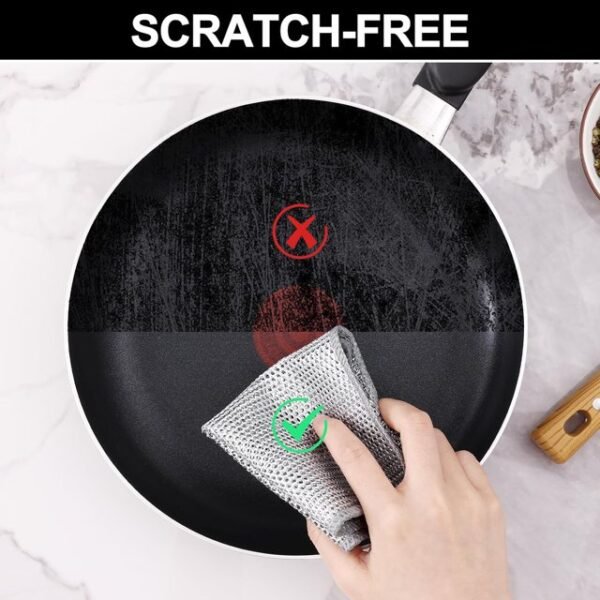 21f16045eff98867e63a0a648e274042 Royal Double Layer Dishwashing Wire Cleaning Cloth | Heavy-Duty Scrubber