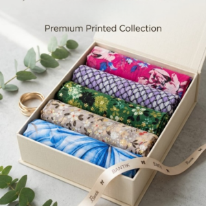 220b05ac734c72475d24bbdfad44e65f 5-Piece Printed Lawn Hijab Bundle with 4-in-1 Multi-Color Inner Cap – Soft Premium Lawn Scarves for Women | Random Color Mix Print