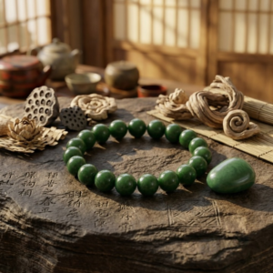 26d33a5f7cedb8d3c6e865e7ec5c9d81 Green Aqeeq Stone Braclet - Natural Agate Crystal Gemstone Stretch Wrist Band