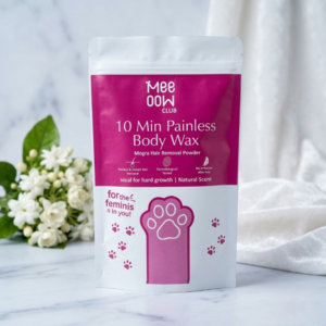 26ea4bea5c9cb08355a5aaaed0b5a4ef Meeoow Club 10 Min Painless Body Wax Powder – Mogra Scented Herbal Hair Removal Powder (100g)