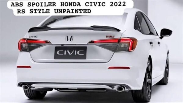 2766cd08d1fda64e97c487d1844e50e0 ABS Spoiler for Honda Civic 2022 – RS Style Rear Trunk Spoiler, Unpainted