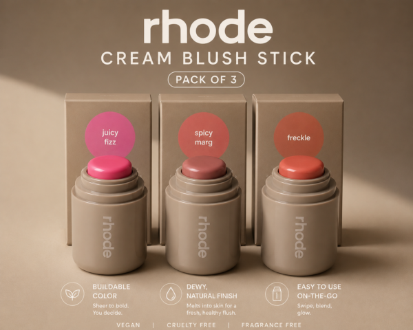 27aab4874fed05fc3611e2b179b6c5b2 Rhode Cream Blush Stick Pack of 3