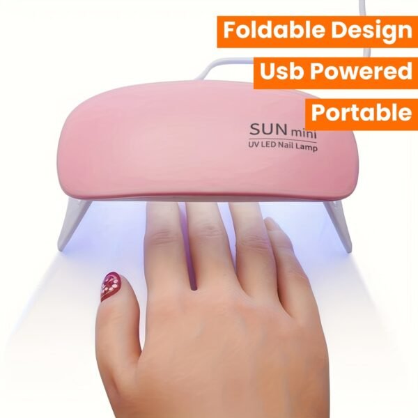 27df2c668aefe184b88136fa19e505b8 UV Led Lamp For Nails 6W Nail Lamp Light With Timer Mini Premium Quality Smooth Finish Durable Stylish And Compact Design