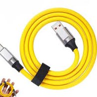 2840520339956459fb0ec2d4865532dc Type C Fast Charging Data Cable USB-C Charger Cable High Speed Durable Wire (Random Color Without Box)