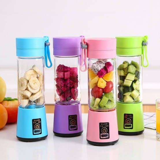 2b200bf8618f72232ad882761625bf5e Portable Blender - Rechargeable Personal Smoothie Maker Electric USB Juicer Cup Compact Lightweight Travel Bottles For Shakes And Smoothies | 380ml