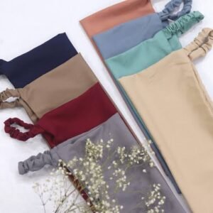 2b98d2f0df03803756edb8851ef601ba Elastic Half Niqab Bundle – Pack of 6 Premium Chiffon Face Veils for Women | Soft Breathable Daily Wear Niqab | Random Color