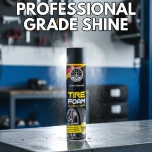 Tire Foam Cleaner – Clean, Shine and Protect | THREE GUYS | German Engineered (650ML)