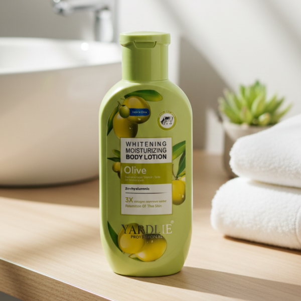 Yardlie Professional Olive Whitening Moisturizing Body Lotion Smooth Application For Skincare - 200ML