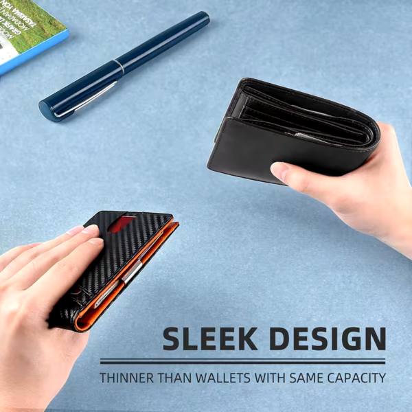 2dc2f7cce2bb98a6a7deeab9aa9c9a63 RFID Money Clip Card Holder – Slim Wallet with 12 Card Slots