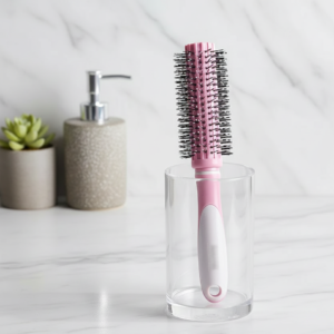 309d4b6bfc502e398a8981c892cfb206 Professional Round Hair Brush for Blow Drying & Styling | Smooth, Volumizing Ceramic Barrel Brush with Heat-Resistant Bristles | Perfect for Straightening, Curling, Root Lift & Salon-Style