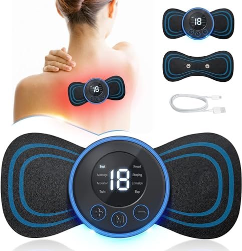 31562762a3de8cbf426bfb86423261e5 Wireless EMS Mini Body Massager – Portable Butterfly Massager with 8 Modes for Blood Circulation & Pain Relief