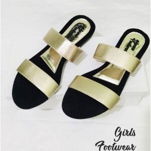 31b1a680cdee188ca581856fa38d84dd Ladies Casual & Party Wear Flat Slippers – Stylish Elastic Work Design | Comfortable Indoor & Outdoor Sandals for Women