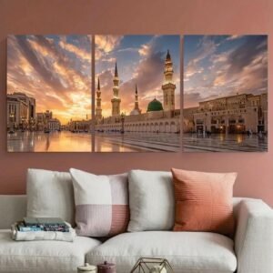 Set of 3 Premium Wall Art Photo Tiles – Modern Home Decor Sets 8x11