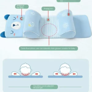 Adjustable Baby Sleeping Support Pillow Anti Roll Cushion And Neck Protection Infant Sleep Positioner | Random Colour
