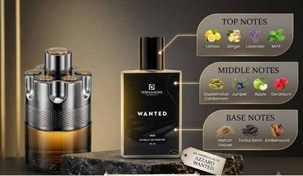 32f30eceb9d7f7cb9aa1e37067137ca0 Wanted Inspired Men's Eau De Parfum (EDP) 50ML – Fresh Citrus, Spicy Cardamom & Warm Tonka Bean Long-Lasting Fragrance