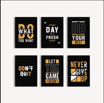 34b89c3e1f916dd46393ff7422dc285b set of 6 sticky wooden frames for home office wall decore / sticky phototiles
