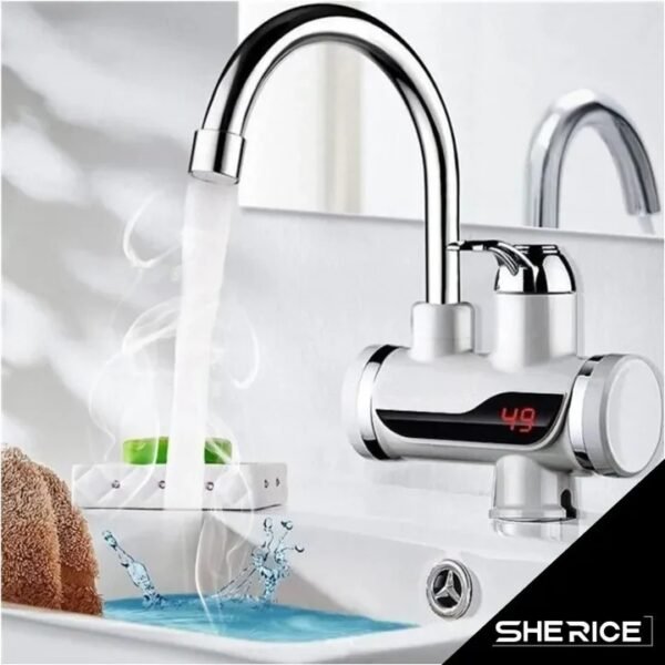 35e779b8f2789c73565410f4b27c3d48 Electric Kitchen Instant Water Heater Tap – Instant Hot Water Faucet | Fast Heating Tankless Faucet